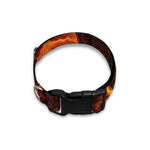 Molten Lava Print Dog Collar