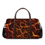Molten Lava Print Duffle Bag