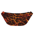 Molten Lava Print Fanny Pack