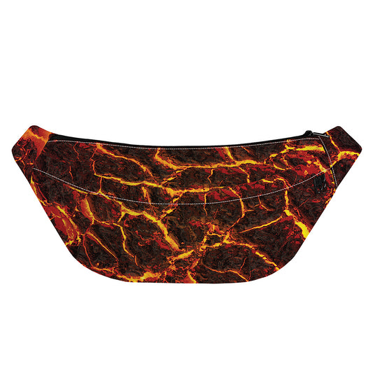 Molten Lava Print Fanny Pack