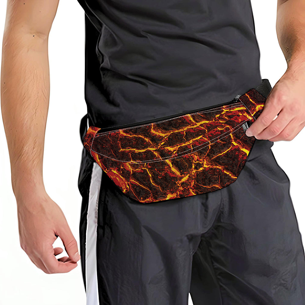 Molten Lava Print Fanny Pack