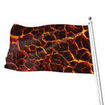 Molten Lava Print Flag