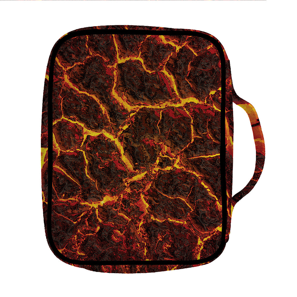 Molten Lava Print Front Pocket Bible Bag