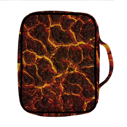 Molten Lava Print Front Pocket Bible Bag