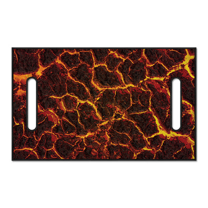 Molten Lava Print Golf Cart Seat Cover