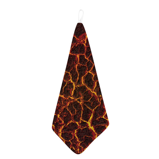 Molten Lava Print Hand Towel