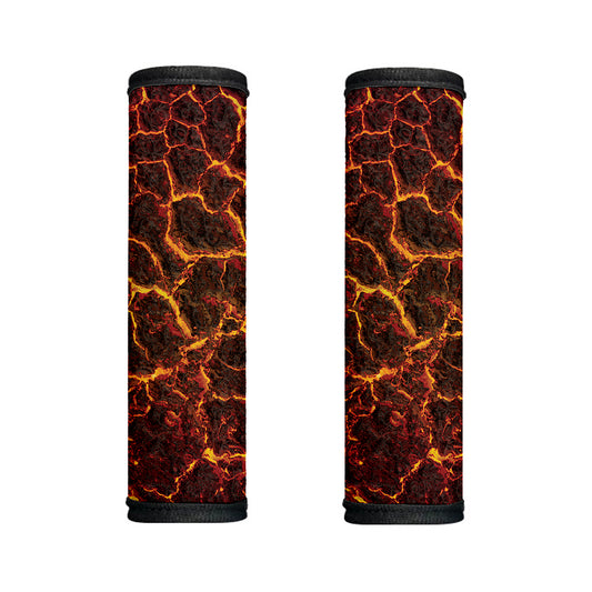 Molten Lava Print Handle Covers