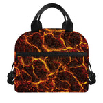 Molten Lava Print Insulated Lunch Bag