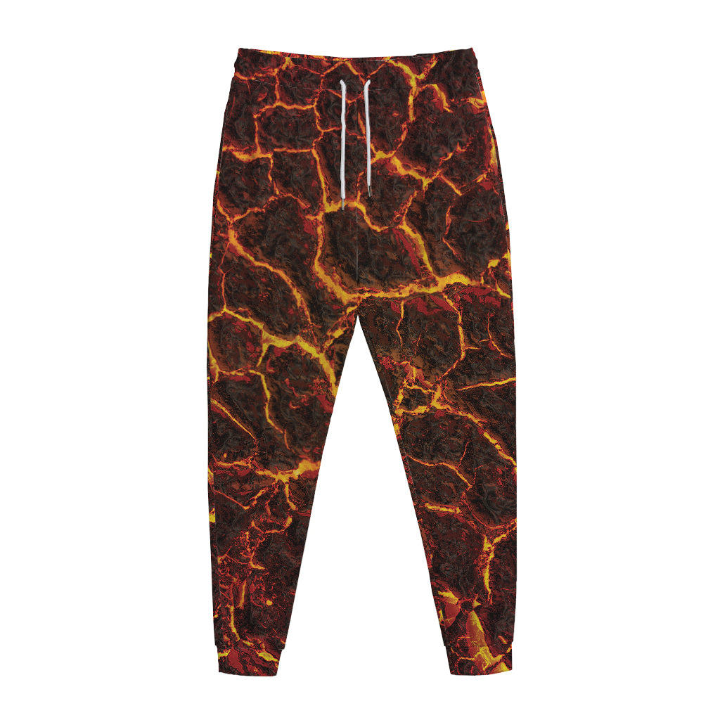Molten Lava Print Jogger Pants