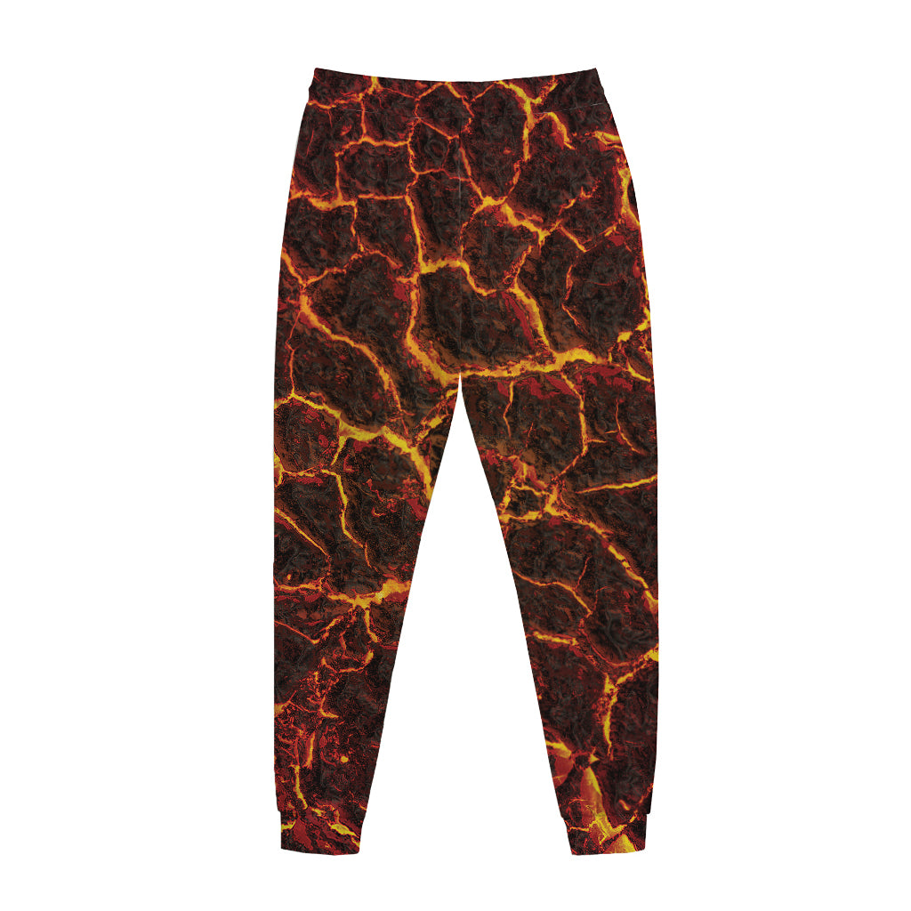 Molten Lava Print Jogger Pants