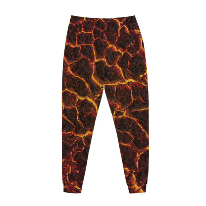 Molten Lava Print Jogger Pants