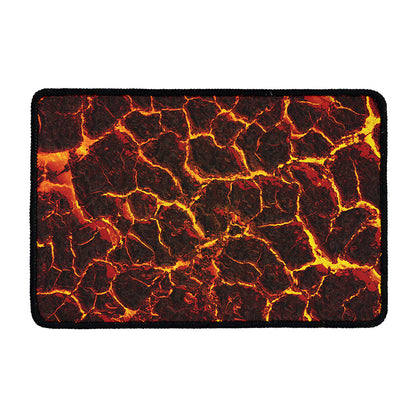Molten Lava Print Kitchen Mat
