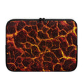 Molten Lava Print Laptop Sleeve