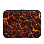 Molten Lava Print Laptop Sleeve