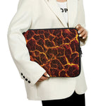 Molten Lava Print Laptop Sleeve