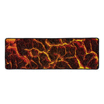 Molten Lava Print Long Kitchen Mat