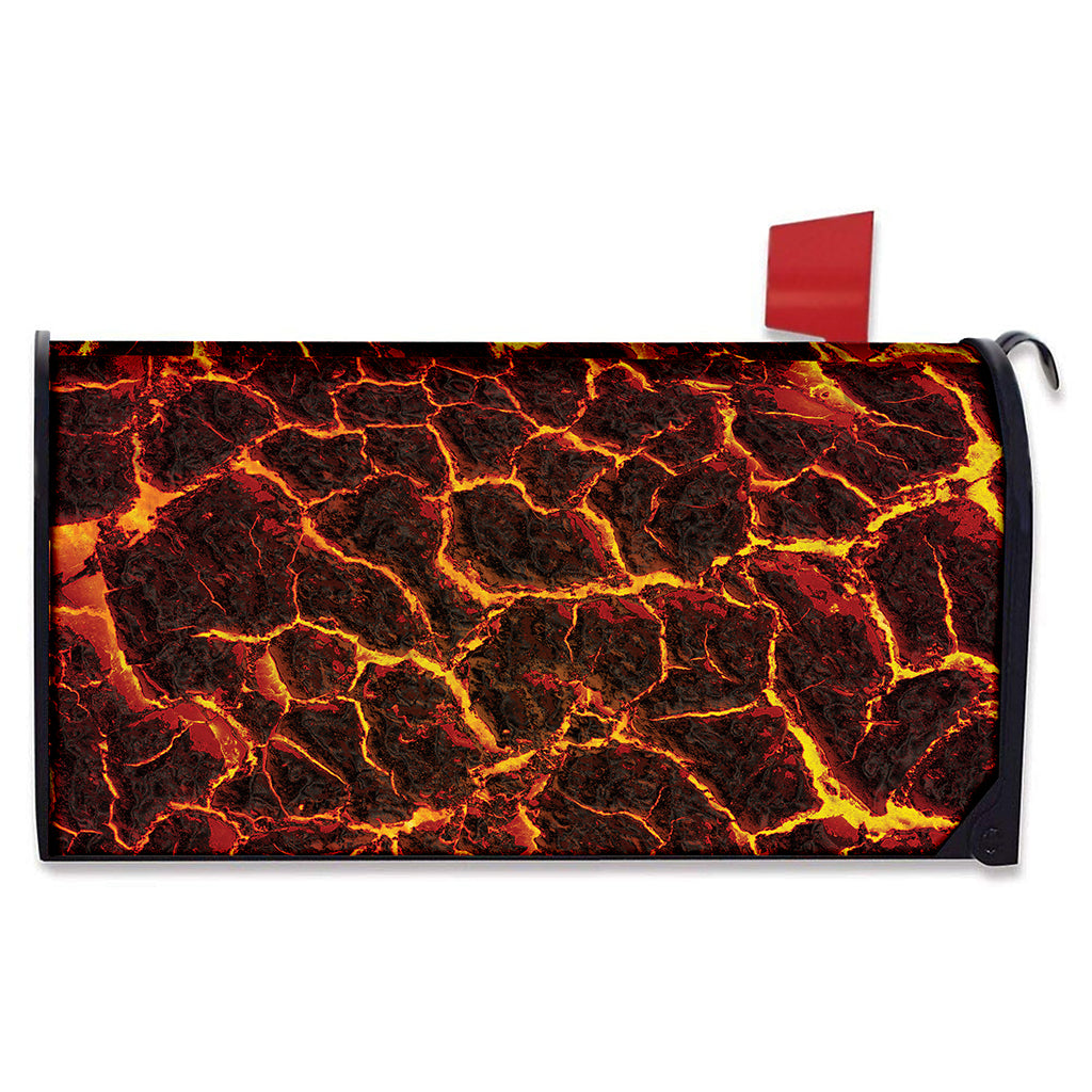 Molten Lava Print Mailbox Cover