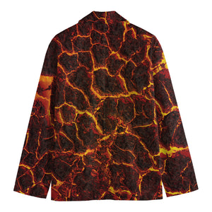 Molten Lava Print Men's Blazer