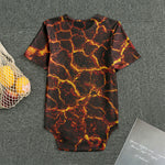 Molten Lava Print Men's Bodysuit