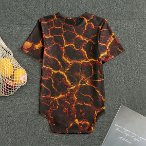 Molten Lava Print Men's Bodysuit