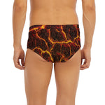 Molten Lava Print Men's Briefs
