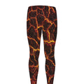 Molten Lava Print Men's Leggings