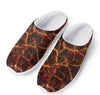 Molten Lava Print Mesh Casual Shoes