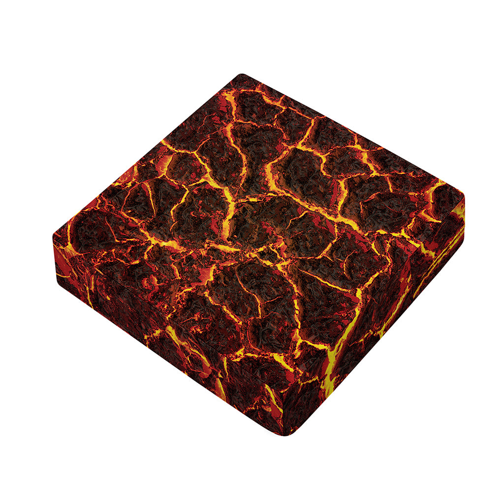 Molten Lava Print Outdoor Seat Cushion Cover