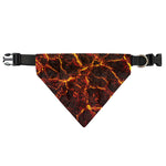 Molten Lava Print Over The Collar Dog Bandana