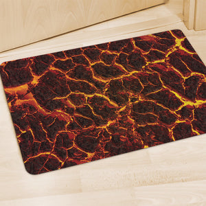 Molten Lava Print Polyester Doormat