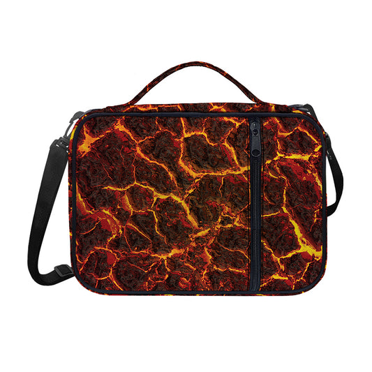 Molten Lava Print Shoulder Strap Bible Bag