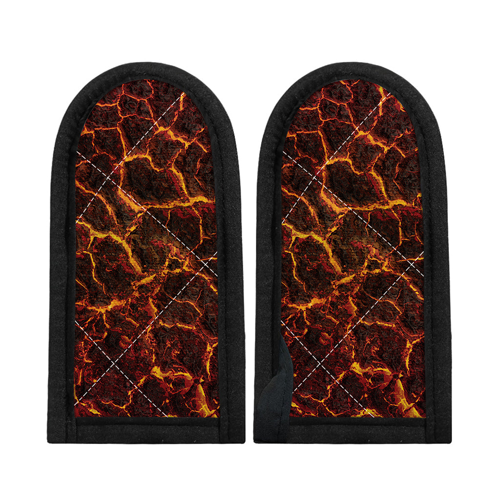 Molten Lava Print Skillet Handle Cover