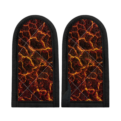 Molten Lava Print Skillet Handle Cover