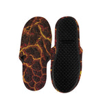 Molten Lava Print Slippers