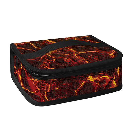 Molten Lava Print Small Lunch Bag