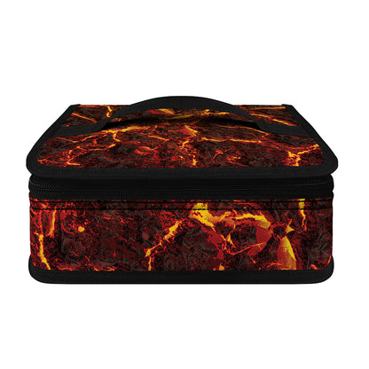 Molten Lava Print Small Lunch Bag