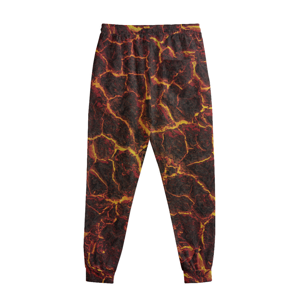 Molten Lava Print Sweatpants