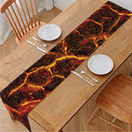 Molten Lava Print Table Runner