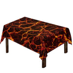 Molten Lava Print Tablecloth