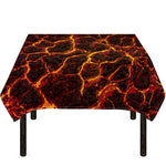 Molten Lava Print Tablecloth