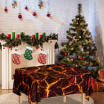 Molten Lava Print Tablecloth