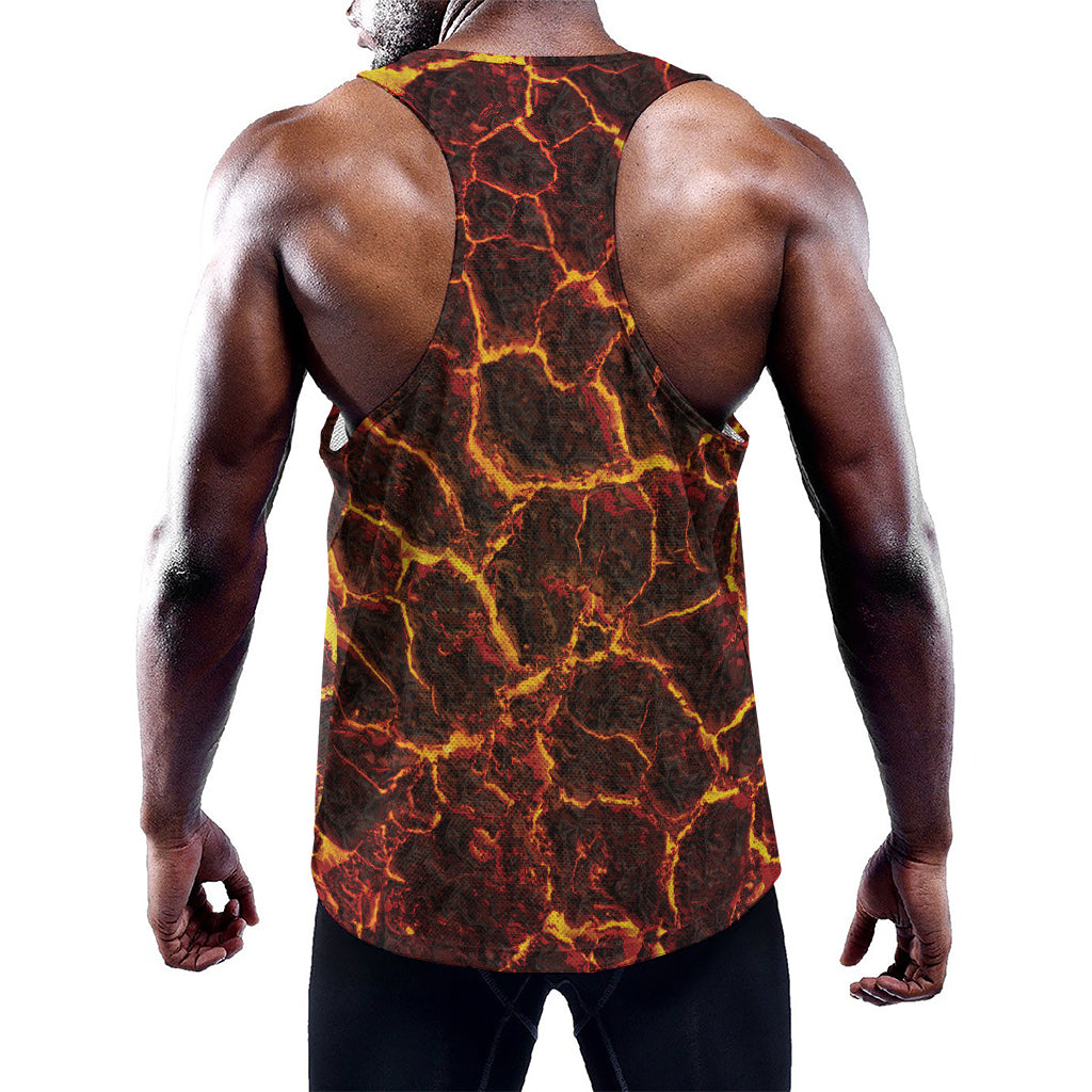 Molten Lava Print Training Tank Top