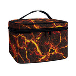 Molten Lava Print Travel Makeup Bag