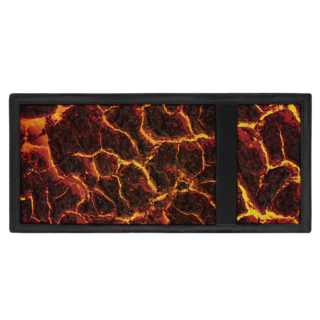 Molten Lava Print Trifold Wallet