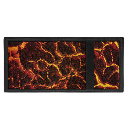 Molten Lava Print Trifold Wallet