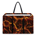 Molten Lava Print Utility Tote Bag