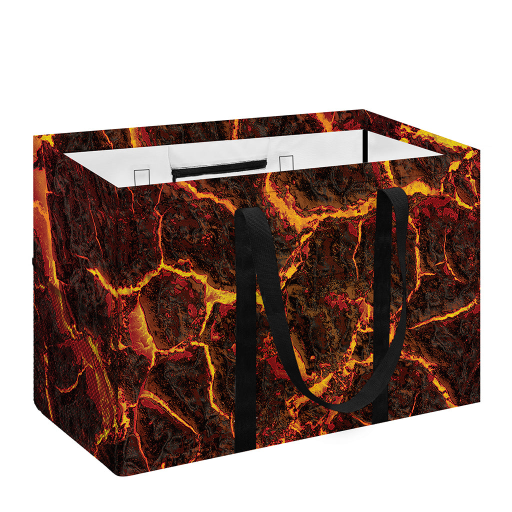 Molten Lava Print Utility Tote Bag