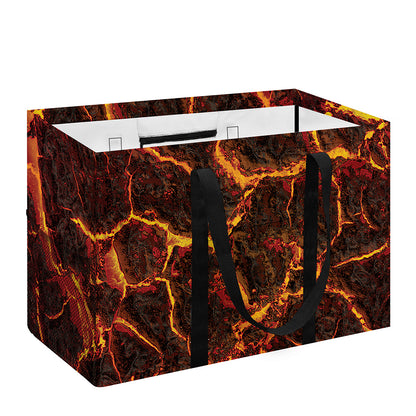 Molten Lava Print Utility Tote Bag