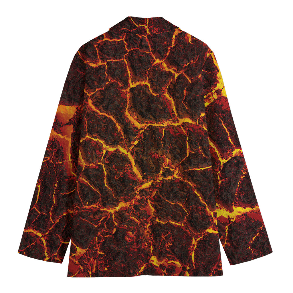 Molten Lava Print Women's Blazer