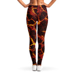 Molten Lava Print Women's Leggings